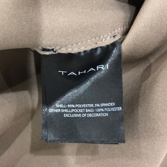 T Tahari Mel Faux Suede Trench Coat - Picture 12 of 13